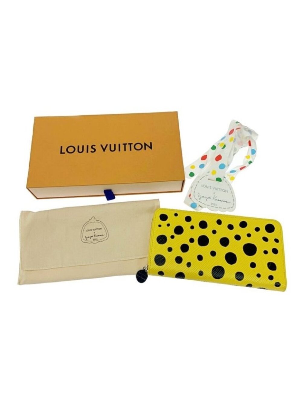Louis Vuitton Epi Zippy Wallet Yayoi Kusama Jone Noir